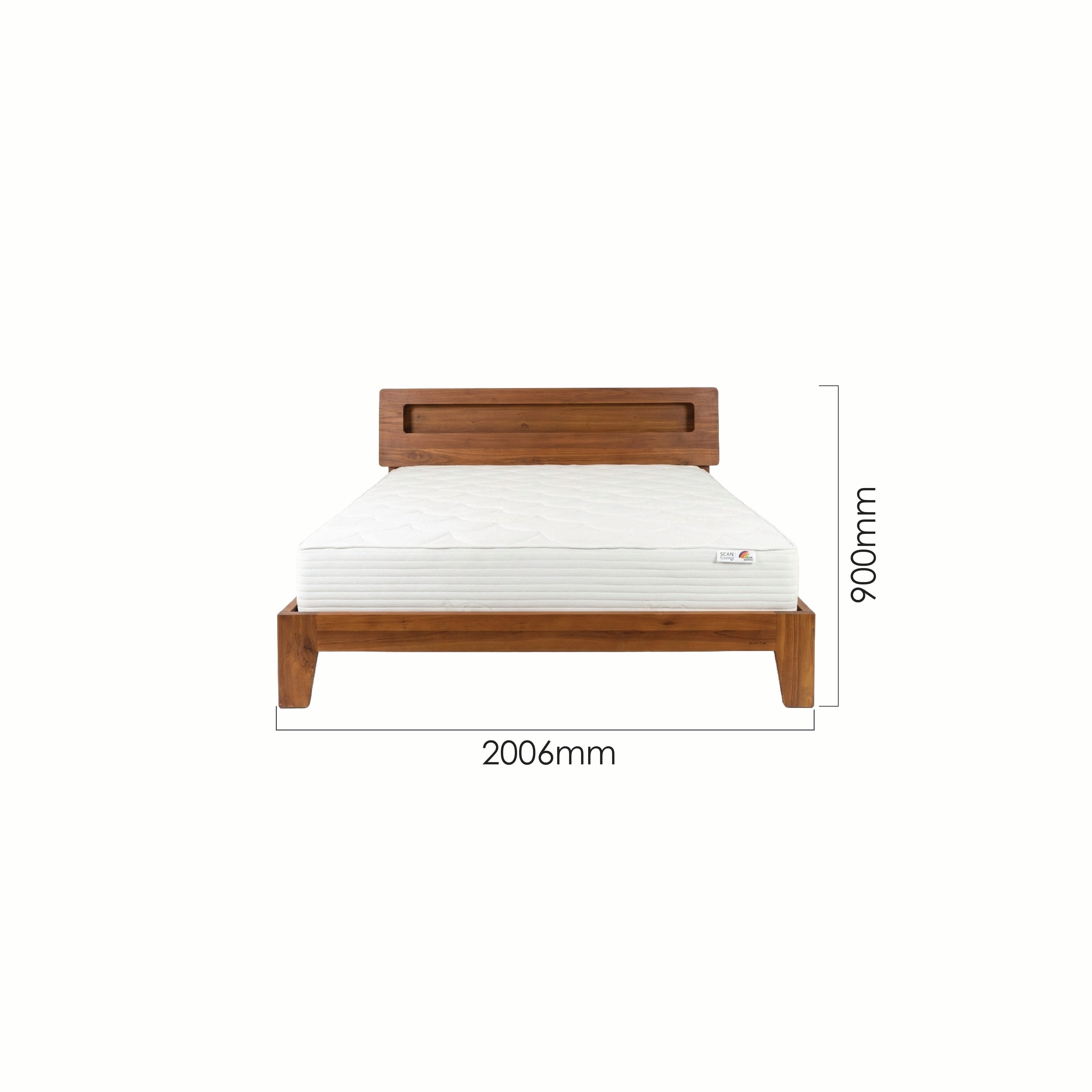 LUNNA 6FT SUPER SINGLE BED FRAME