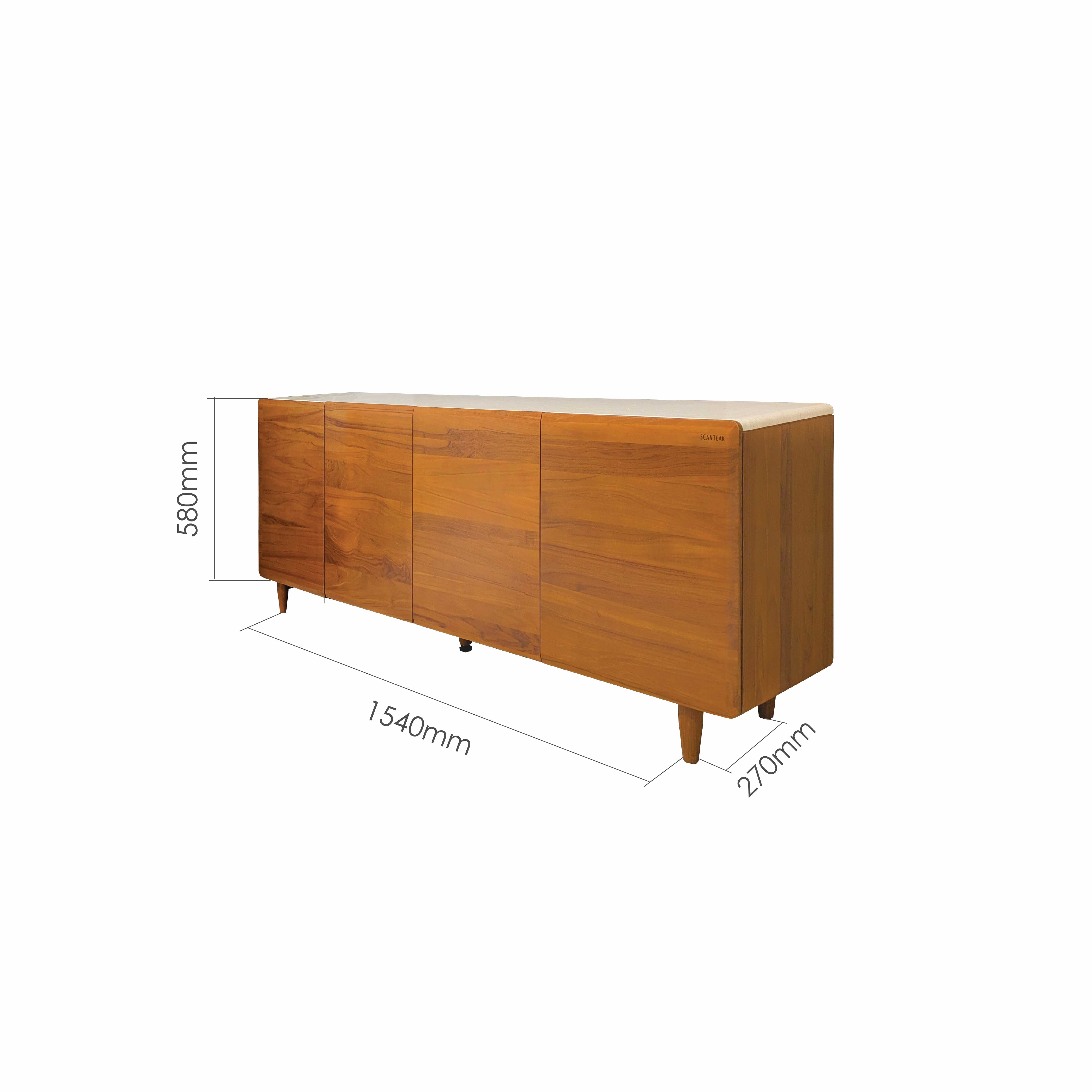 DURA 180CM MARBLE SIDEBOARD