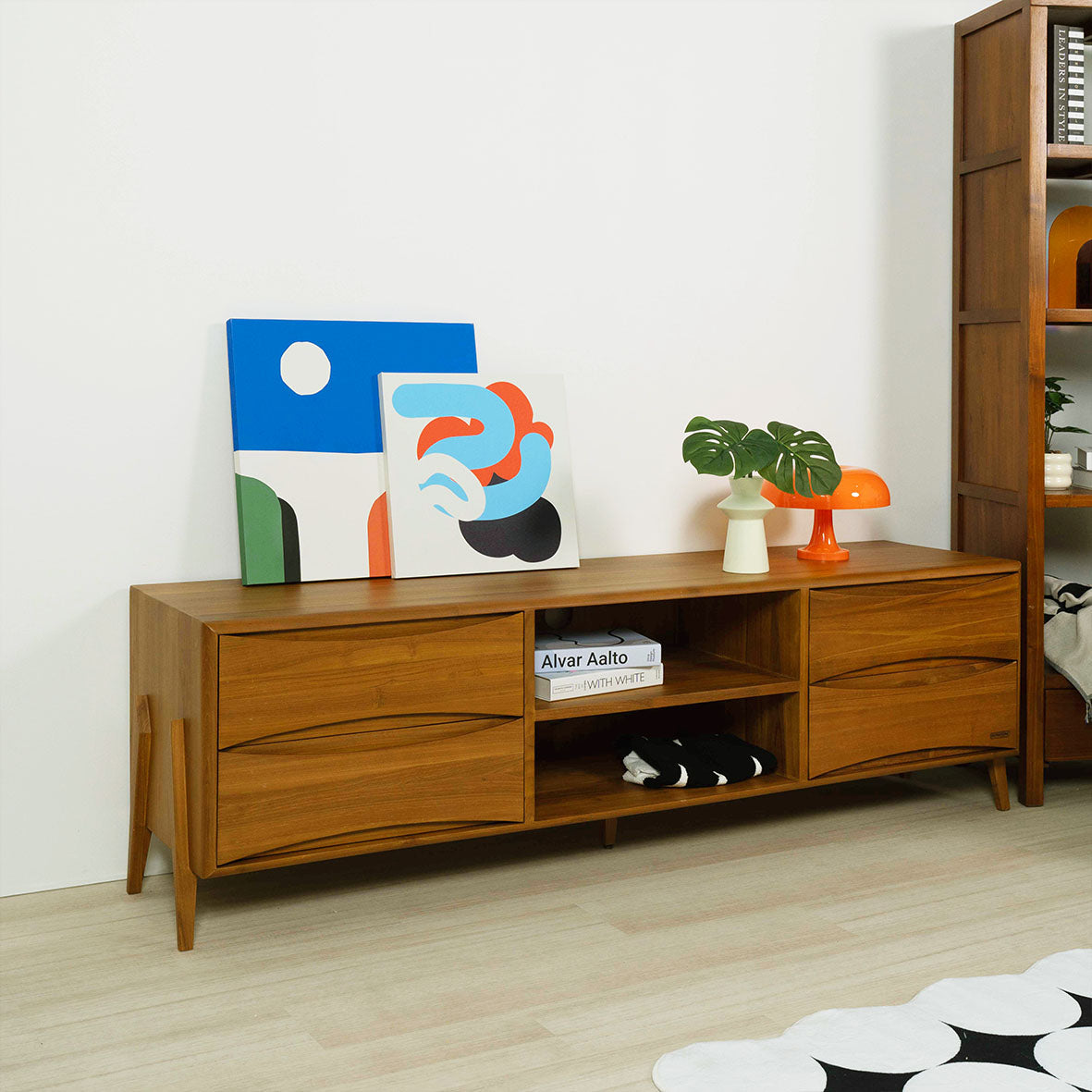 VINGE 180CM TV SIDEBOARD | TV Sideboard - Living - Scanteak Singapore