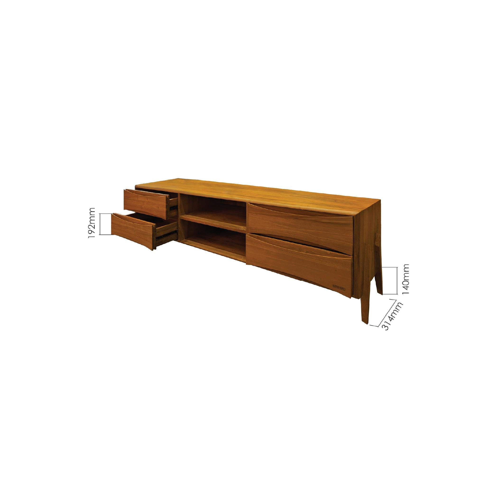 VINGE 180CM TV SIDEBOARD | TV Sideboard - Living - Scanteak Singapore