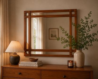 WOODEN MIRROR
