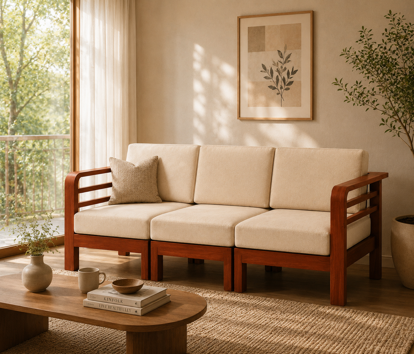 RUNDAL 3-SEATER SOFA