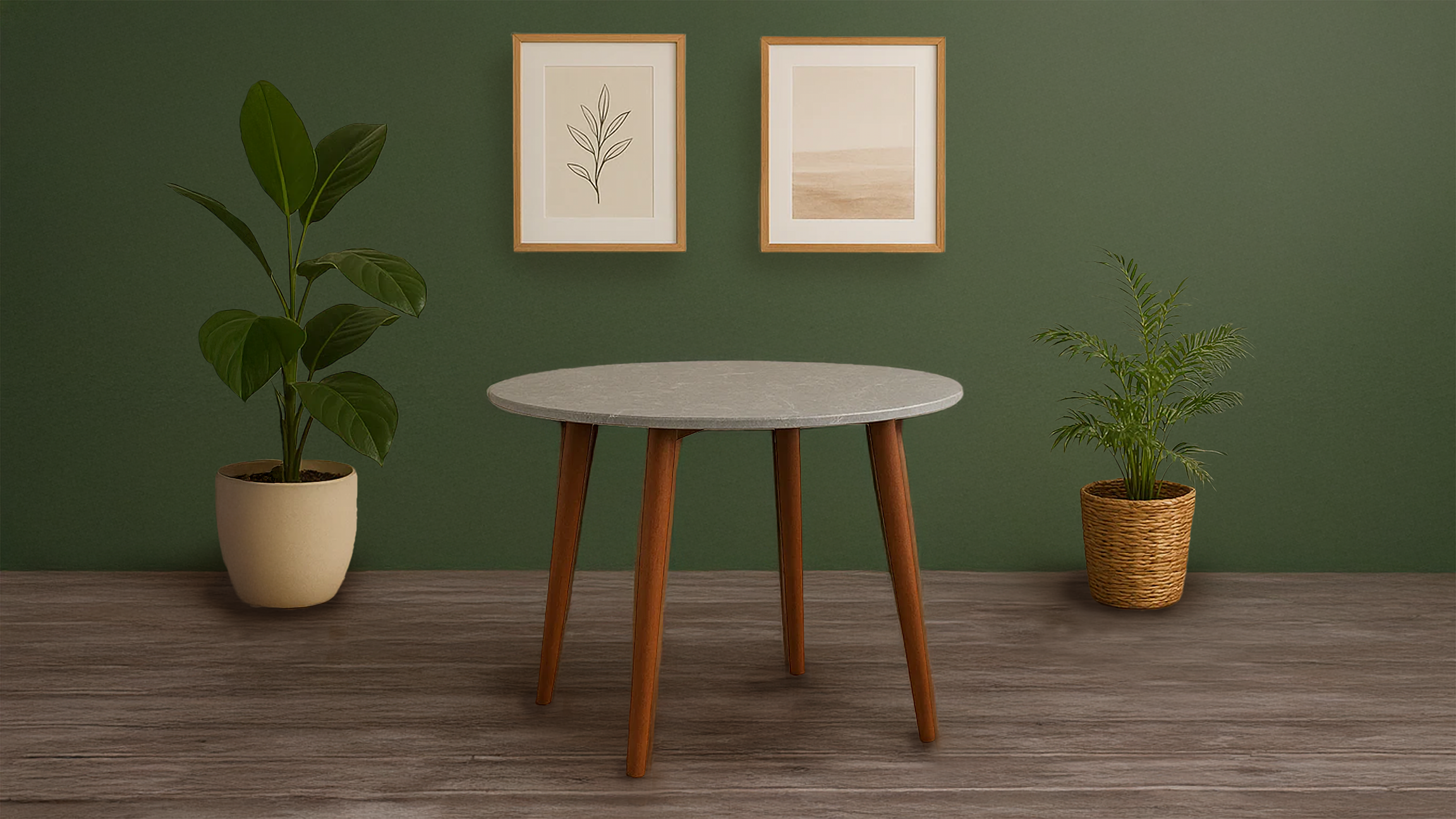 NORDSTEN 120CM SINTERED STONE ROUND DINING TABLE