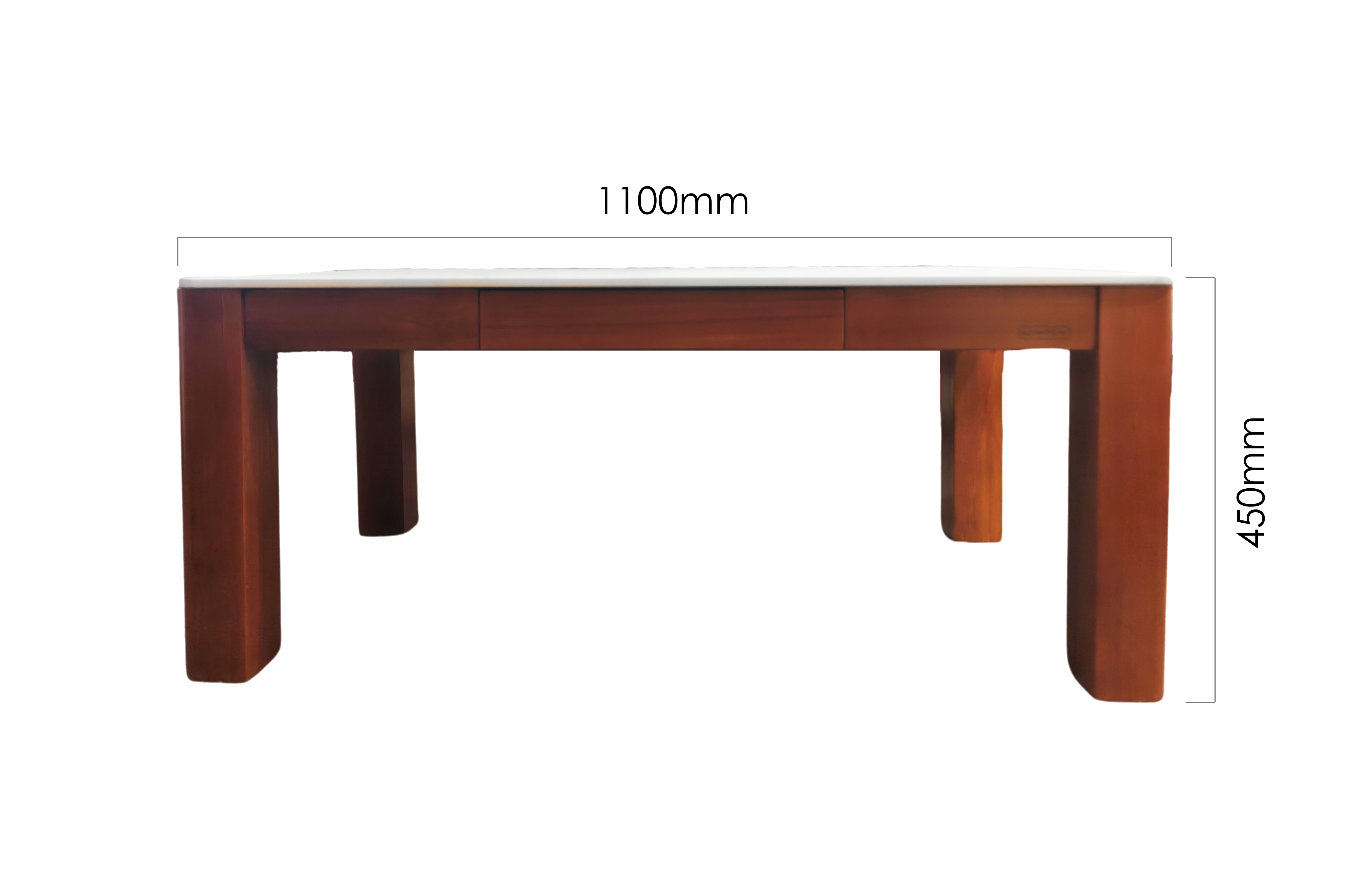 STEIN 110CM SINTERED STONE COFFEE TABLE