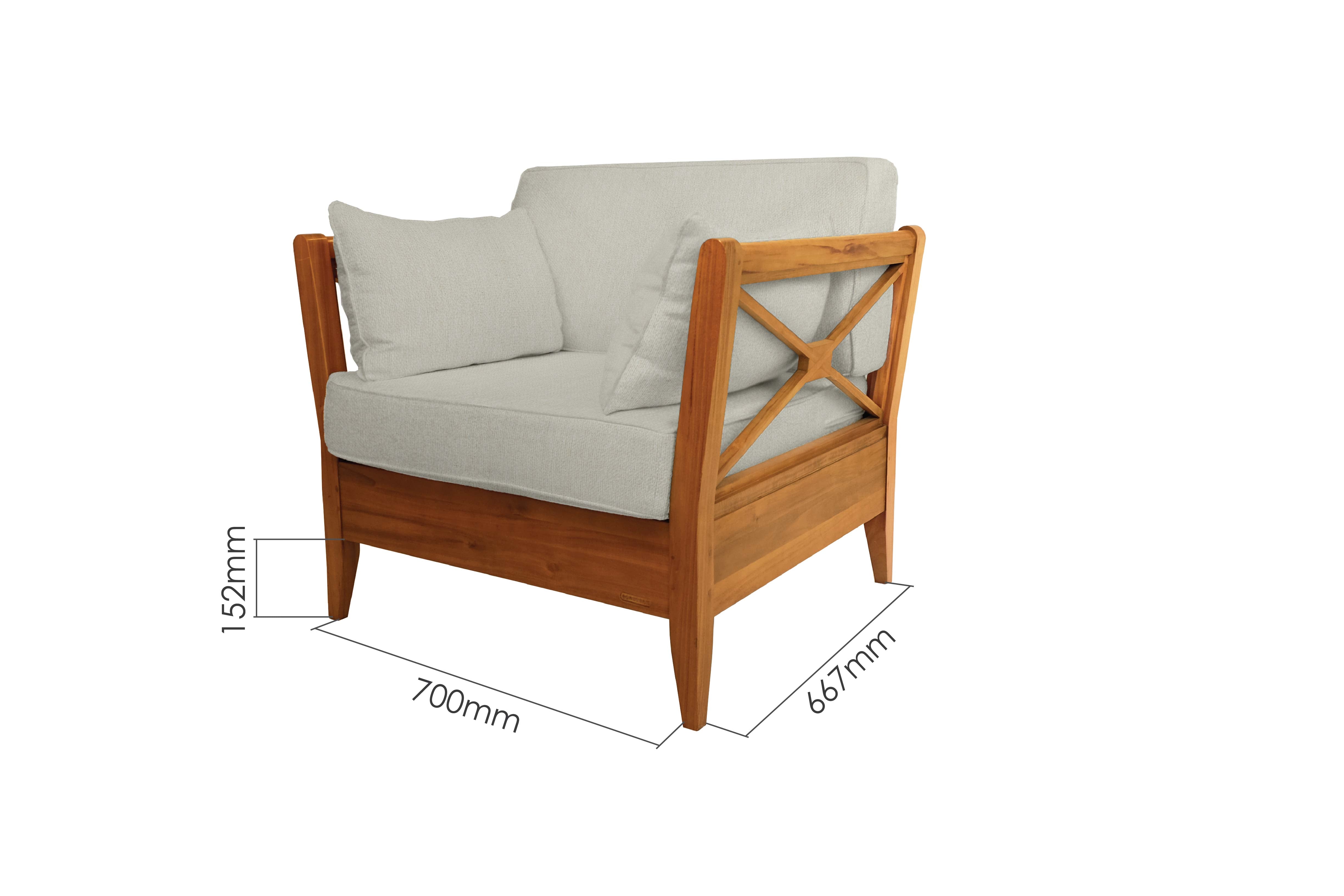 KORS SOFA 1 SEATER