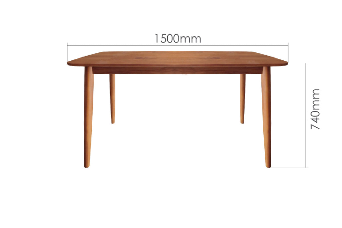 RINNA 150CM DINING TABLE – Scanteak