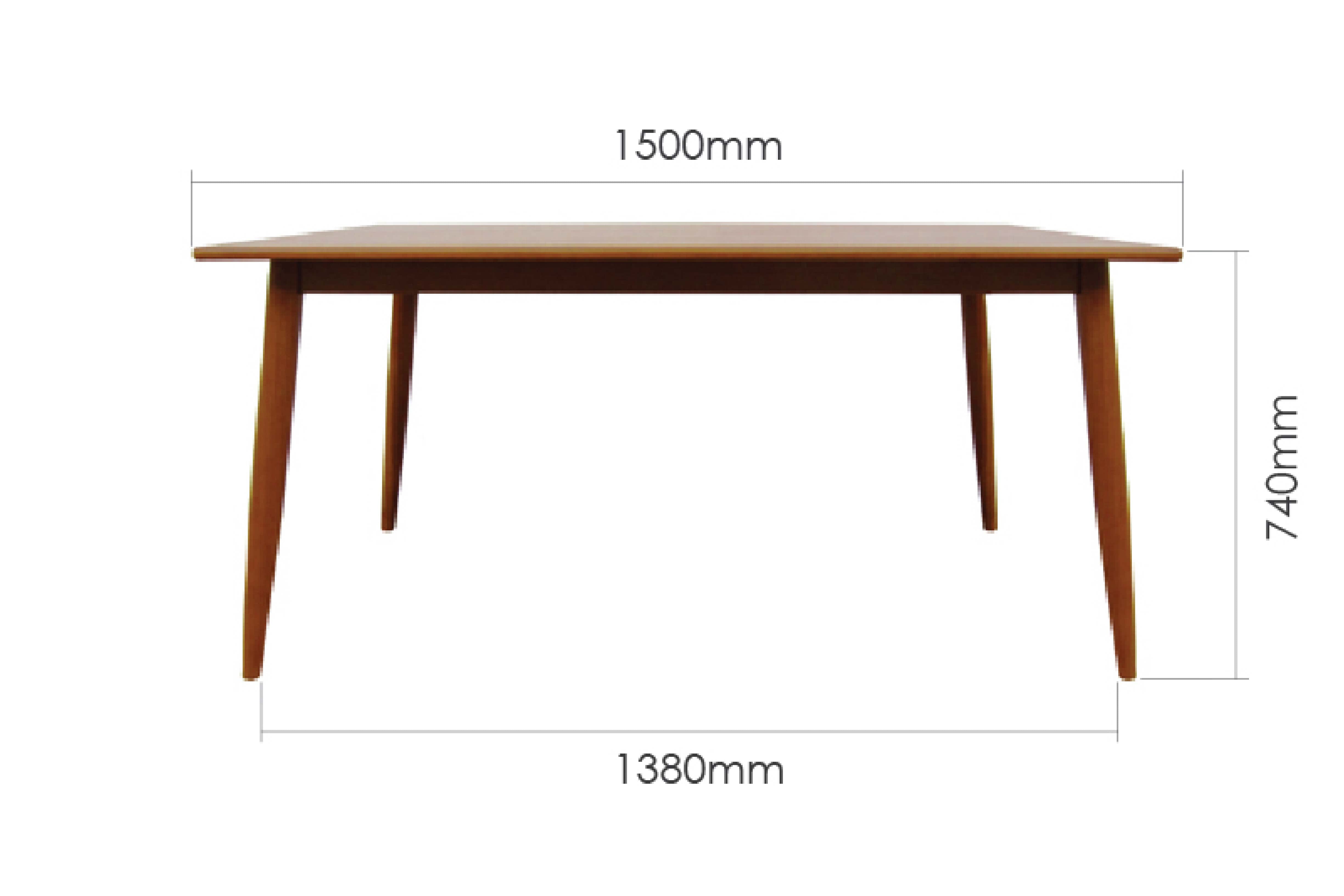 solid wood dining table in Singapore