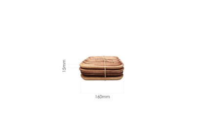 SQUARE PLATE 4PCS SET