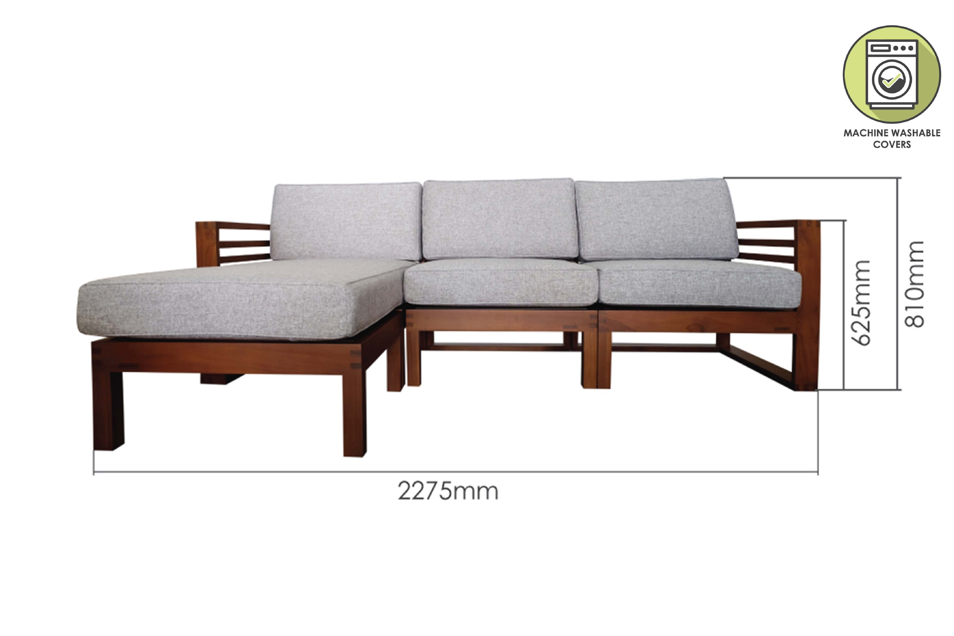 KUL SOFA LSHAPE Sofa & Daybeds Living Scanteak Singapore