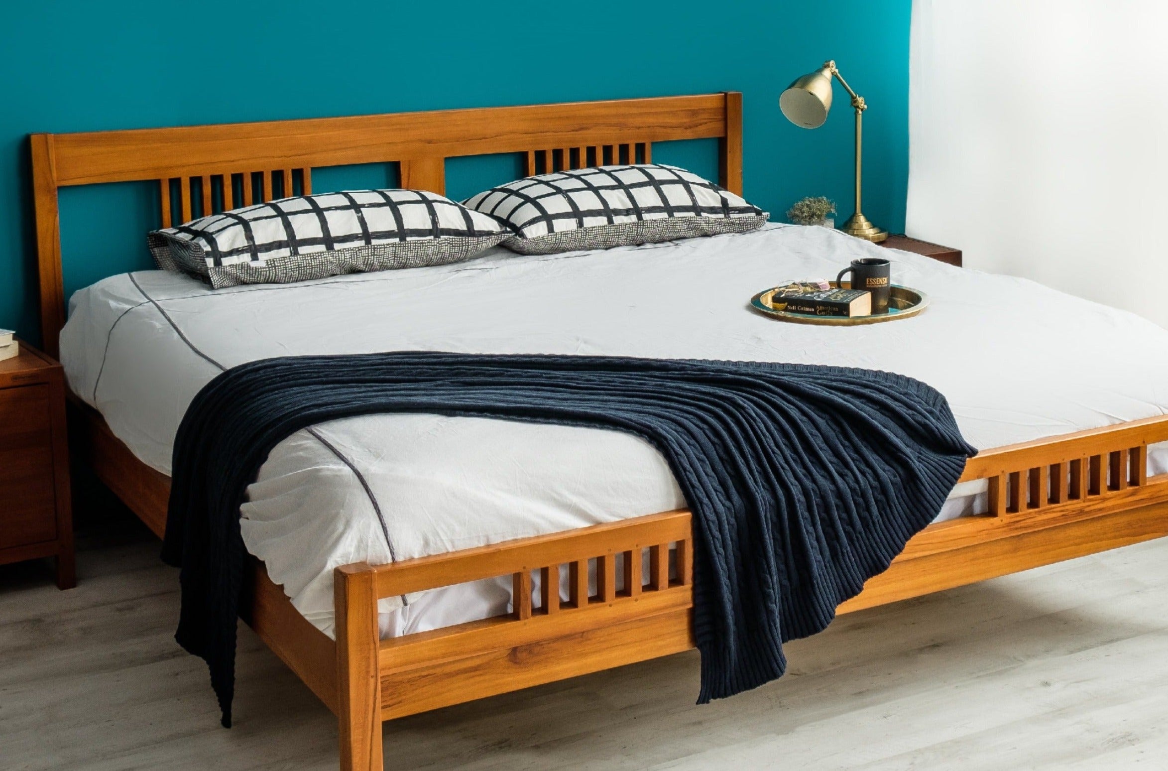 BRIS 5FT QUEEN BED FRAME