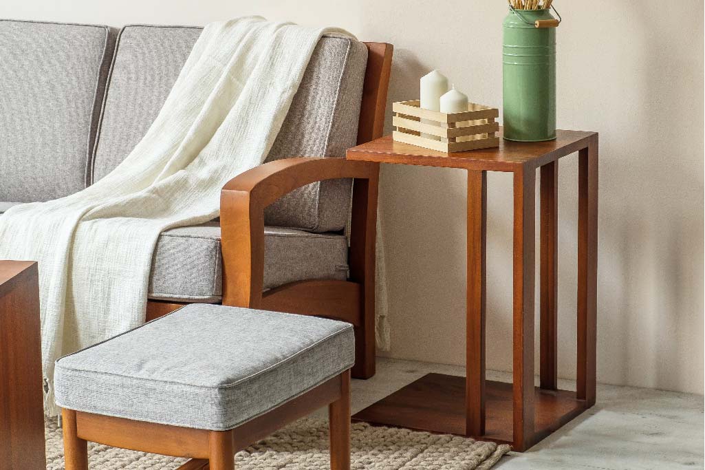 CASUAL SIDE TABLE | Side Table - Living - Scanteak Singapore