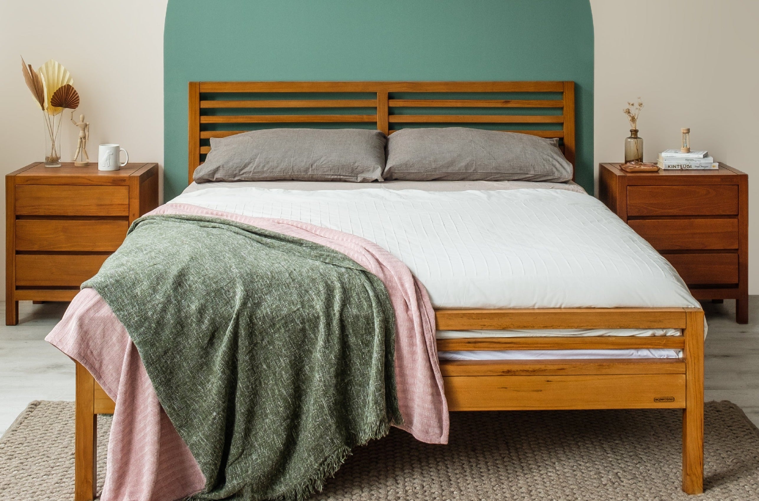 ENKEL 5FT QUEEN BED FRAME