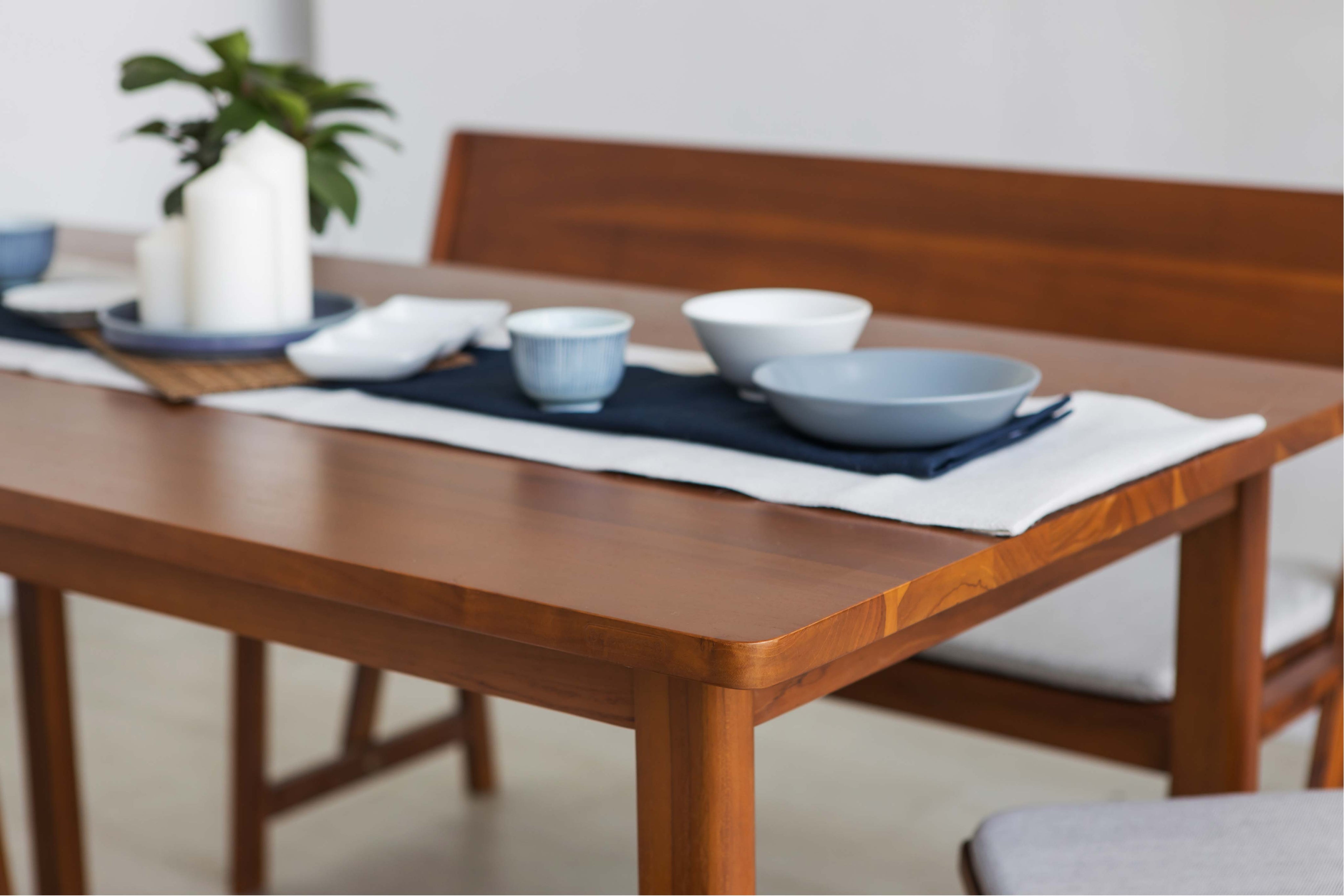 MONO 150CM DINING TABLE | Dining Table - Dining - Scanteak Singapore