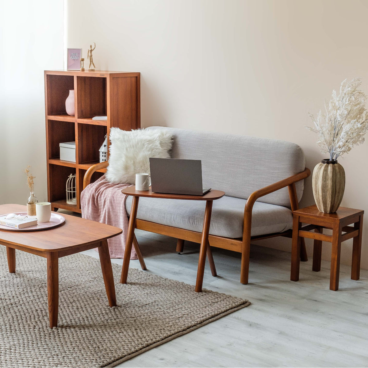 Vaelet Table Valet Table - Solid Teak Wood Table in Singapore | Scanteak